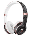 Shiny Black Tire Tread Full-Body Skin Kit for the Beats by Dre Solo 3 Wireless Headphones