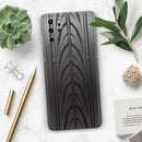 Shiny Black Tire Tread - Premium Vinyl Skin Decal for Samsung Galaxy S25 Ultra, S24, S23, S22 & All Galaxy S Models