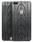 Shiny Black Tire Tread - Skin-kit for the iPhone 8 or 8 Plus
