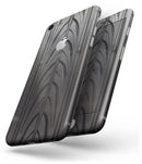 Shiny Black Tire Tread - Skin-kit for the iPhone 8 or 8 Plus