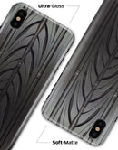Shiny Black Tire Tread - iPhone X Clipit Case