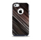 Shiny Brown Highlighted Line-Surface Skin for the iPhone 5c OtterBox Commuter Case