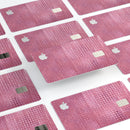 Shiny Pink Diamond Pattern - Premium Protective Decal Skin-Kit for the Apple Credit Card