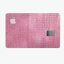 Shiny Pink Diamond Pattern - Premium Protective Decal Skin-Kit for the Apple Credit Card