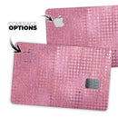 Shiny Pink Diamond Pattern - Premium Protective Decal Skin-Kit for the Apple Credit Card