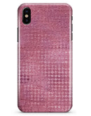 Shiny Pink Diamond Pattern - iPhone X Clipit Case