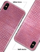 Shiny Pink Diamond Pattern - iPhone X Clipit Case