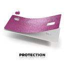 Shiny Pink Fabric Texture - Premium Protective Decal Skin-Kit for the Apple Credit Card