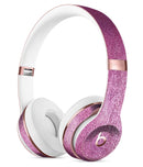 Shiny Pink Fabric Texture Full-Body Skin Kit for the Beats by Dre Solo 3 Wireless Headphones