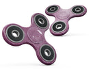 Shiny Pink Fabric Texture Full-Body Fidget Spinner Skin-Kit