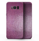 Shiny Pink Fabric Texture - Samsung Galaxy S8 Full-Body Skin Kit
