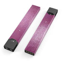Shiny Pink Fabric Texture - Premium Decal Protective Skin-Wrap Sticker compatible with the Juul Labs vaping device