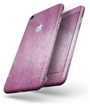 Shiny Pink Fabric Texture - Skin-kit for the iPhone 8 or 8 Plus