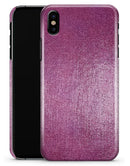 Shiny Pink Fabric Texture - iPhone X Clipit Case