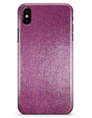 Shiny Pink Fabric Texture - iPhone X Clipit Case