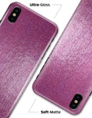 Shiny Pink Fabric Texture - iPhone X Clipit Case