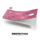 Shiny Pink Floral Pattern - Premium Protective Decal Skin-Kit for the Apple Credit Card