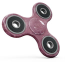 Shiny Pink Floral Pattern Full-Body Fidget Spinner Skin-Kit