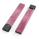 Shiny Pink Floral Pattern - Premium Decal Protective Skin-Wrap Sticker compatible with the Juul Labs vaping device