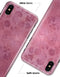 Shiny Pink Floral Pattern - iPhone X Clipit Case