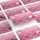 Shiny Pink Roccoco Pattern - Premium Protective Decal Skin-Kit for the Apple Credit Card