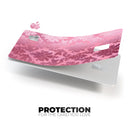 Shiny Pink Roccoco Pattern - Premium Protective Decal Skin-Kit for the Apple Credit Card