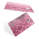 Shiny Pink Roccoco Pattern - Premium Protective Decal Skin-Kit for the Apple Credit Card