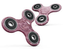 Shiny Pink Roccoco Pattern Full-Body Fidget Spinner Skin-Kit