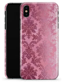 Shiny Pink Roccoco Pattern - iPhone X Clipit Case