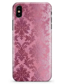 Shiny Pink Roccoco Pattern - iPhone X Clipit Case