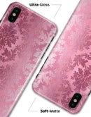 Shiny Pink Roccoco Pattern - iPhone X Clipit Case