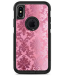 Shiny Pink Roccoco Pattern - iPhone X OtterBox Case & Skin Kits