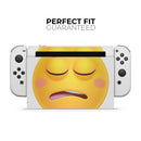 Sigh Friendly Emoticons // Skin Decal Wrap Kit for Nintendo Switch Console & Dock, Joy-Cons, Pro Controller, Lite, 3DS XL, 2DS XL, DSi, or Wii - Vinyl Skin Wrap for Nintendo Switch 2, OLED, Lite, Pro Controller, Wii & Classic Handhelds