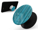 Signature Blue Wood Planks - Skin Kit for PopSockets and other Smartphone Extendable Grips & Stands