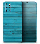 Signature Blue Wood Planks - Premium Vinyl Skin Decal for Samsung Galaxy S25 Ultra, S24, S23, S22 & All Galaxy S Models