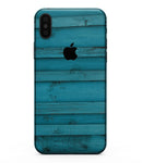 Signature Blue Wood Planks - iPhone XS MAX, XS/X, 8/8+, 7/7+, 5/5S/SE Skin-Kit (All iPhones Available)