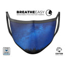 Silhouette Night Sky - Made in USA Mouth Cover Unisex Anti-Dust Cotton Blend Reusable & Washable Face Mask with Adjustable Sizing for Adult or Child