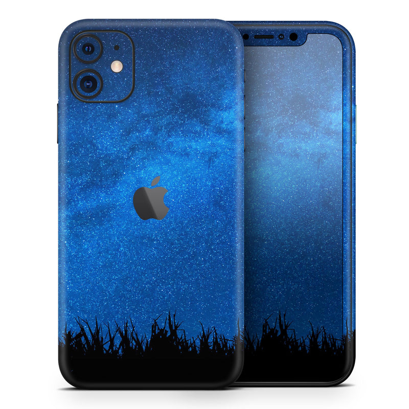 Silhouette Night Sky - Protective Skin Wrap & Decal – Compatible with iPhone SE to iPhone 17 Pro Max (All Models)