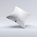Silver Brushed Aluminum Surface Ink-Fuzed Decorative Throw Pillow