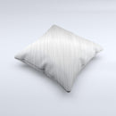 Silver Brushed Aluminum Surface Ink-Fuzed Decorative Throw Pillow