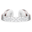 Silver and White Damask Pattern Full-Body Skin Kit for the Beats by Dre Solo 3 Wireless Headphones