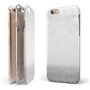 Silver and White Unfocused Sparkle Orbs iPhone 6/6s or 6/6s Plus 2-Piece Hybrid INK-Fuzed Case