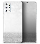 Silver and White Unfocused Sparkle Orbs - Premium Vinyl Skin Decal for Samsung Galaxy S25 Ultra, S24, S23, S22 & All Galaxy S Models