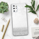 Silver and White Unfocused Sparkle Orbs - Premium Vinyl Skin Decal for Samsung Galaxy S25 Ultra, S24, S23, S22 & All Galaxy S Models