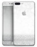 Silver and White Unfocused Sparkle Orbs - Skin-kit for the iPhone 8 or 8 Plus