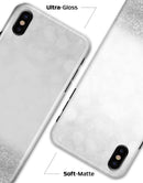 Silver and White Unfocused Sparkle Orbs - iPhone X Clipit Case
