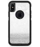 Silver and White Unfocused Sparkle Orbs - iPhone X OtterBox Case & Skin Kits