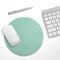 Simple Mint Pastel Color// WaterProof Rubber Foam Backed Anti-Slip Mouse Pad for Home Work Office or Gaming Computer Desk
