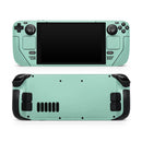Simple Mint Pastel Color // Vinyl Skin Wrap for Steam Deck OLED & Steam Deck (LCD) — Soft Matte or Ultra Gloss