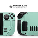 Simple Mint Pastel Color // Vinyl Skin Wrap for Steam Deck OLED & Steam Deck (LCD) — Soft Matte or Ultra Gloss